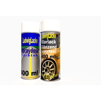 400ml Autolack Spraydose Brillantschwarz (Farbcode: 9004)...