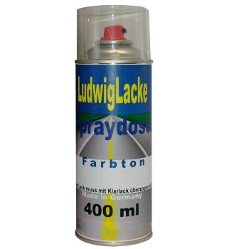 400ml Autolack Spraydose Arctic White (Farbcode: CHE89:10) für ihren Chevrolet und 400ml Klarlackspray von Ludwiglacke.