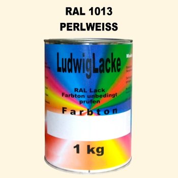 RAL 1013 PERLWEISS matt  1 kg