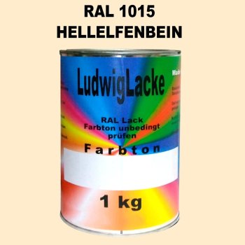 RAL 1015 HELLELFENBEIN matt  1 kg