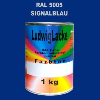 RAL 5005 Signalblau matt  1 kg