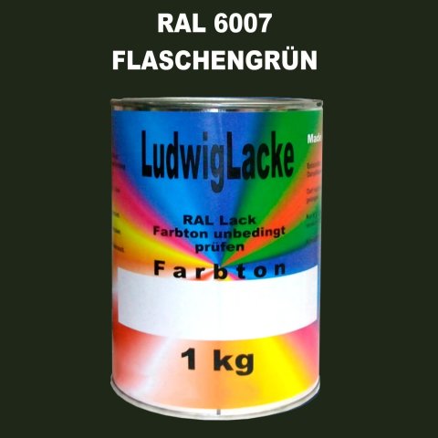 RAL 6007 Flaschengrün matt  1 kg