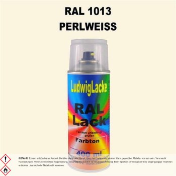 RAL 1013 Perlweiß Glänzend in 400ml 1K Spraydose