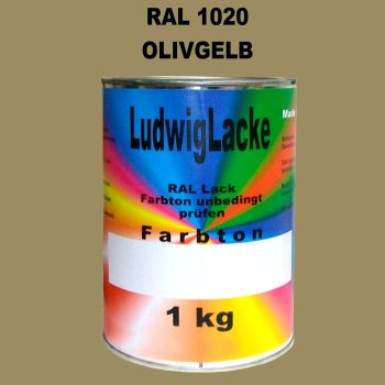RAL 1020 Olivgelb glänzend 1 kg