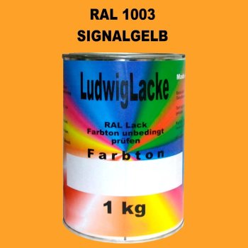 RAL 1003 Signalgelb glänzend 1 kg