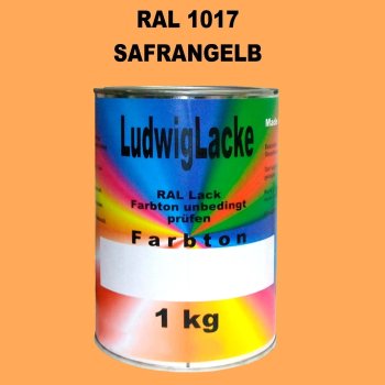 RAL 1017 Safrangelb glänzend 1 kg