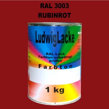 RAL 3003 RUBINROT glänzend 1 kg