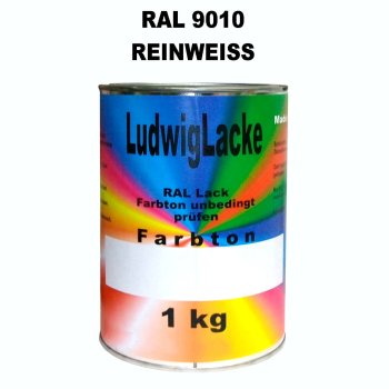 RAL 9010 REINWEISS glänzend 1 kg