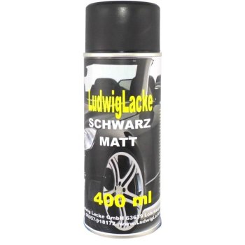 Lackspray Schwarz matt Spraydose 1 x 400 ml Spraydose