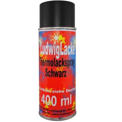 Thermolack  Schwarz Auspuff Motor 450°C 1 x 400ml