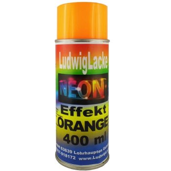Neonlack 1 Spraydose  ORANGE Leuchtfarbe Autolack 