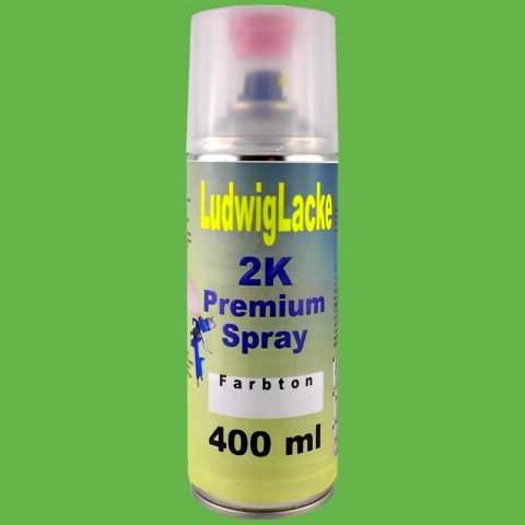 Ludwiglacke 2K RAL 6018 - Gelbgrün Premiumspray 400ml Glänzend