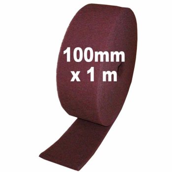 Schleifvlies Rot zum Autolack anschleifen 100 mm x 1 m