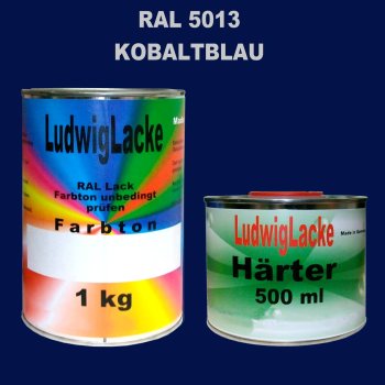 RAL 5013 1,5 kg SET Autolack Qualität GLÄNZEND...