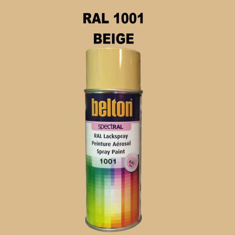 1 Stück Belton RAL 1001 Beige Spraydose 400ml Glänzend