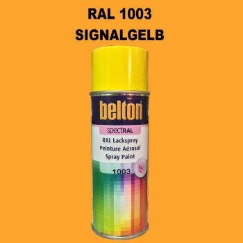 1 Stück Belton RAL 1003 Signalgelb Spraydose 400ml...