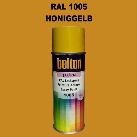 1 Stück Belton RAL 1005 Honiggelb Spraydose 400ml Glänzend