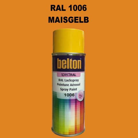 1 Stück Belton RAL 1006 Maisgelb Spraydose 400ml Glänzend