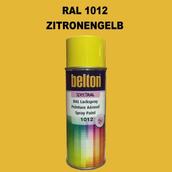 1 Stück Belton RAL 1012 Zitronengelb Spraydose 400ml...