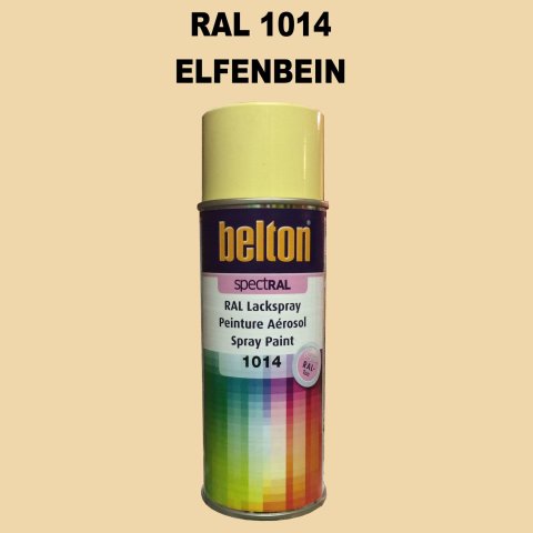 1 Stück Belton RAL 1014 Elfenbein Spraydose 400ml Glänzend