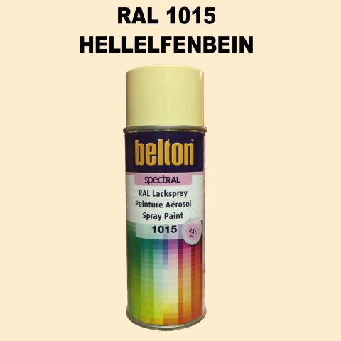 1 Stück Belton RAL 1015 Hellelfenbein Spraydose 400ml Glänzend