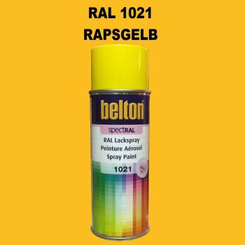 1 Stück Belton RAL 1021 Rapsgelb Spraydose 400ml...