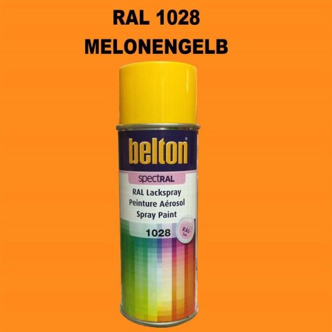 1 Stück Belton RAL 1028 Melonengelb Spraydose 400ml Glänzend