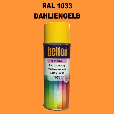1 Stück Belton RAL 1033 Daliengelb Spraydose 400ml Glänzend