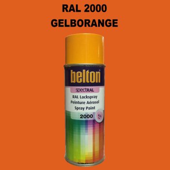 1 Stück Belton RAL 2000 Gelborange Spraydose 400ml...