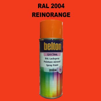 1 Stück Belton RAL 2004 Reinorange Spraydose 400ml...