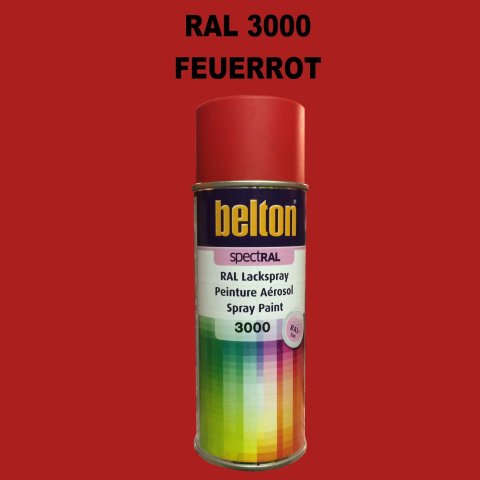 1 Stück Belton RAL 3000 Feuerrot Spraydose 400ml Glänzend
