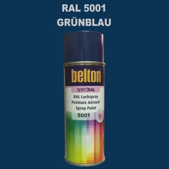 1 Stück Belton RAL 5001 Grünblau Spraydose...