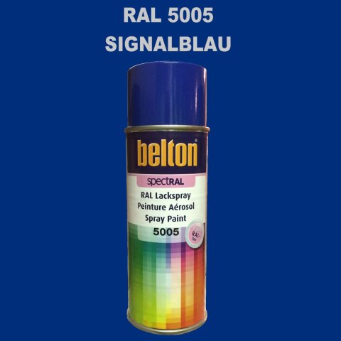 1 Stück Belton RAL 5005 Signalblau Spraydose 400ml Glänzend
