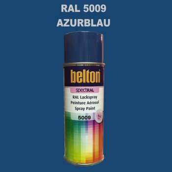 1 Stück Belton RAL 5009 Arzurblau Spraydose 400ml...