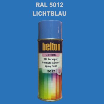 1 Stück Belton RAL 5012 Lichtblau Spraydose 400ml...