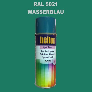 1 Stück Belton RAL 5021 Wasserblau Spraydose 400ml...