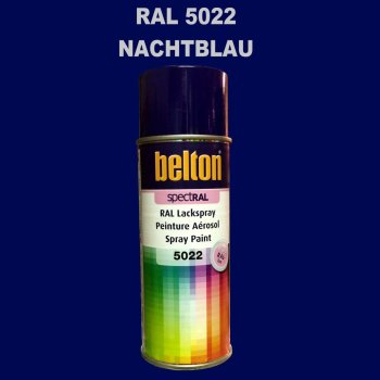 1 Stück Belton RAL 5022 Nachtblau Spraydose 400ml...