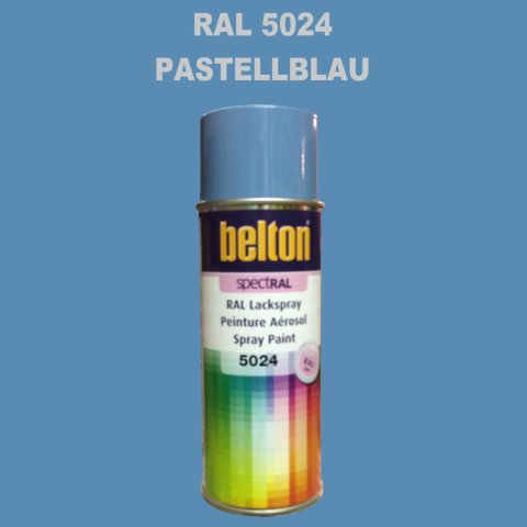 1 Stück Belton RAL 5024 Pastellblau Spraydose 400ml Glänzend