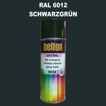 1 Stück Belton RAL 6012 Schwarzgrün Spraydose...