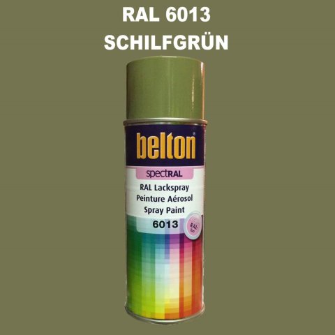 1 Stück Belton RAL 6013 Schilfgrün Spraydose 400ml Glänzend