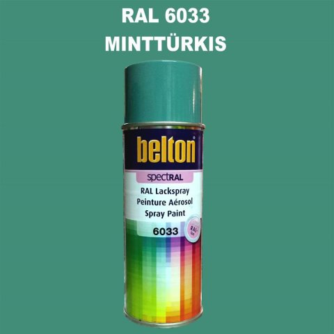 1 Stück Belton RAL 6033 Minttürkis Spraydose 400ml Glänzend