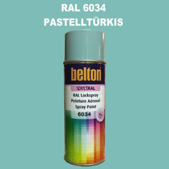 1 Stück Belton RAL 6034 Pastelltürkis Spraydose...