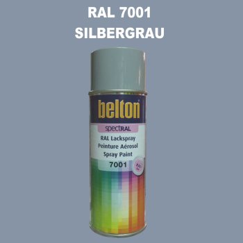 1 Stück Belton RAL 7001 Silbergrau Spraydose 400ml...