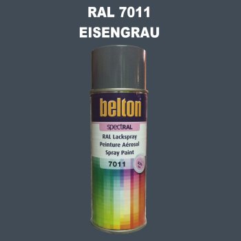 1 Stück Belton RAL 7011 Eisengrau Spraydose 400ml...