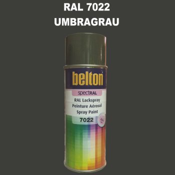 1 Stück Belton RAL 7022 Umbragrau Spraydose 400ml...