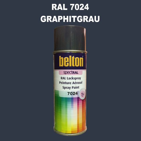 1 Stück Belton RAL 7024 Graphitgrau Spraydose 400ml Glänzend