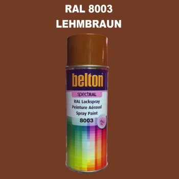 1 Stück Belton RAL 8003 Lehmbraun Spraydose 400ml...