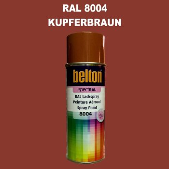 1 Stück Belton RAL 8004 Kupferbraun Spraydose 400ml...