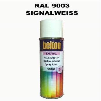 1 Stück Belton RAL 9003 Signalweiß Spraydose...