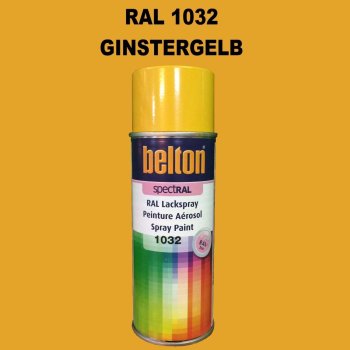 1 Stück Belton RAL 1032 Ginstergelb Spraydose 400ml...